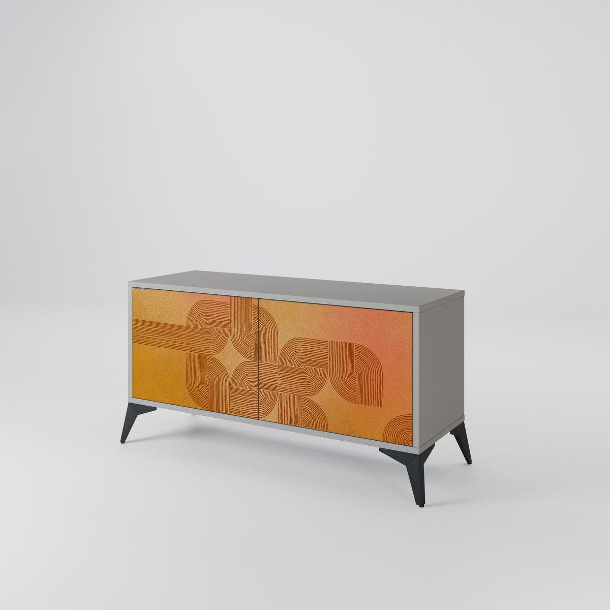 STRENGTHENING RELATION Mueble de TV Compacto de 2 puertas