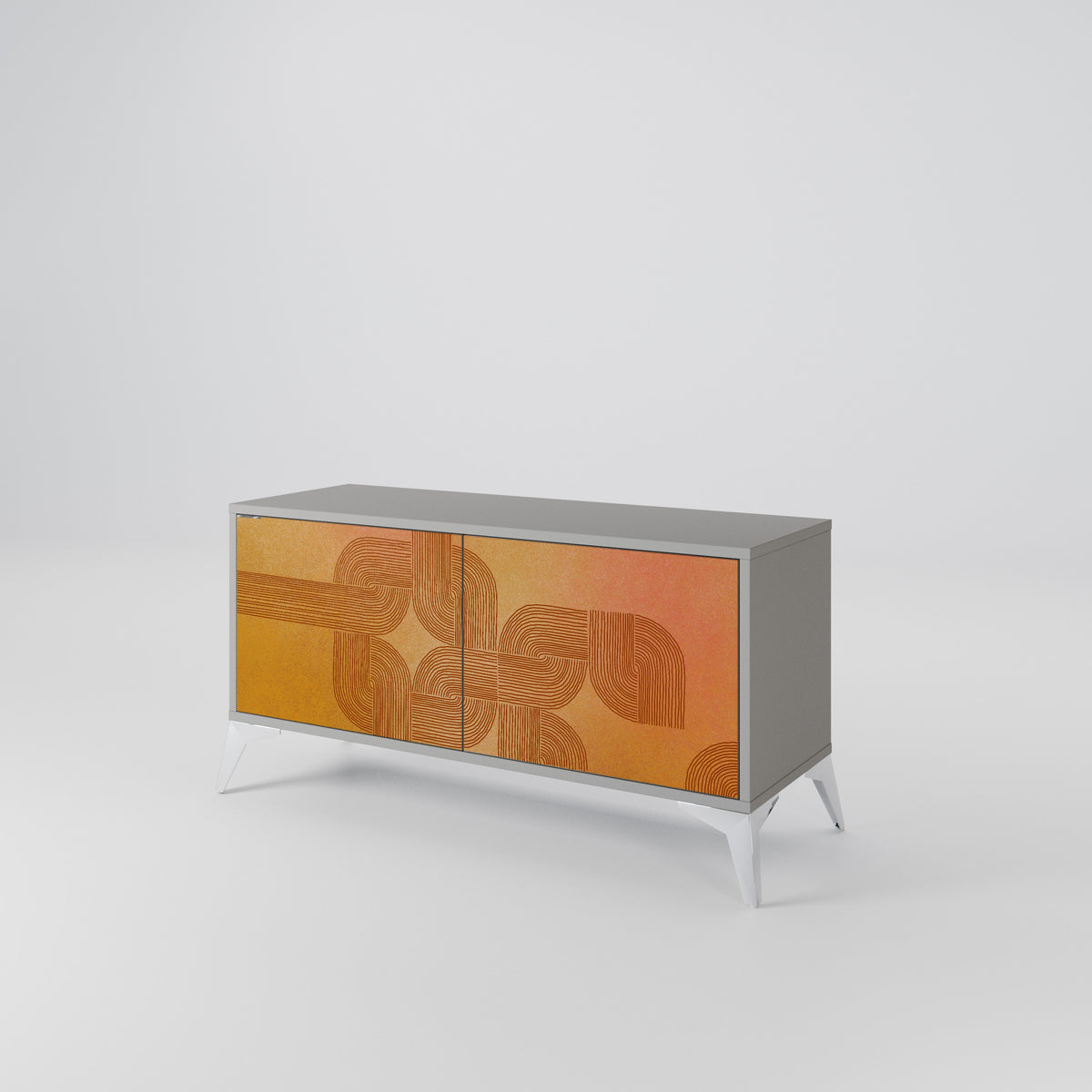 STRENGTHENING RELATION Mueble de TV Compacto de 2 puertas