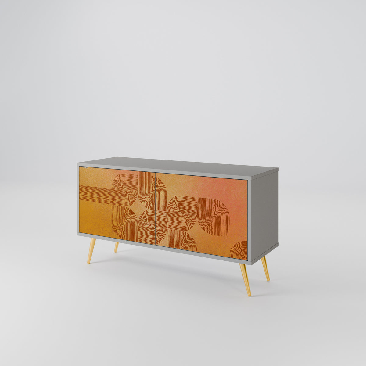 STRENGTHENING RELATION Mueble de TV Compacto de 2 puertas