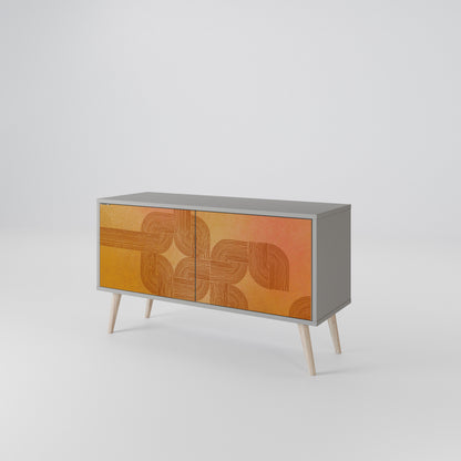 STRENGTHENING RELATION Mueble de TV Compacto de 2 puertas