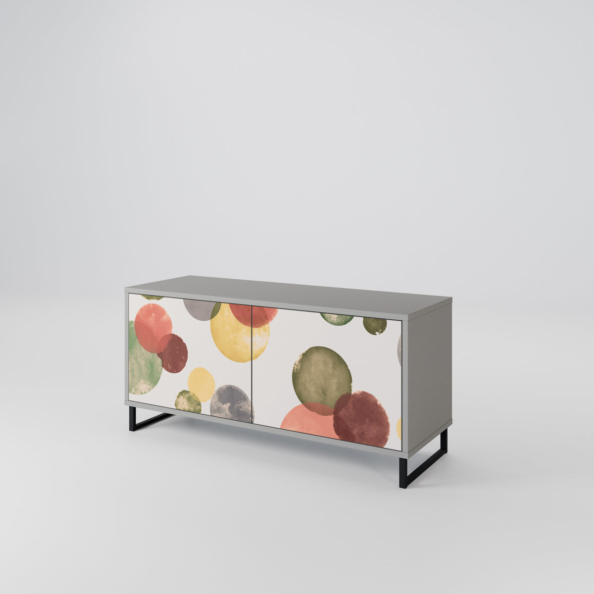 FLEETING HAPPINESS Mueble de TV Compacto de 2 puertas