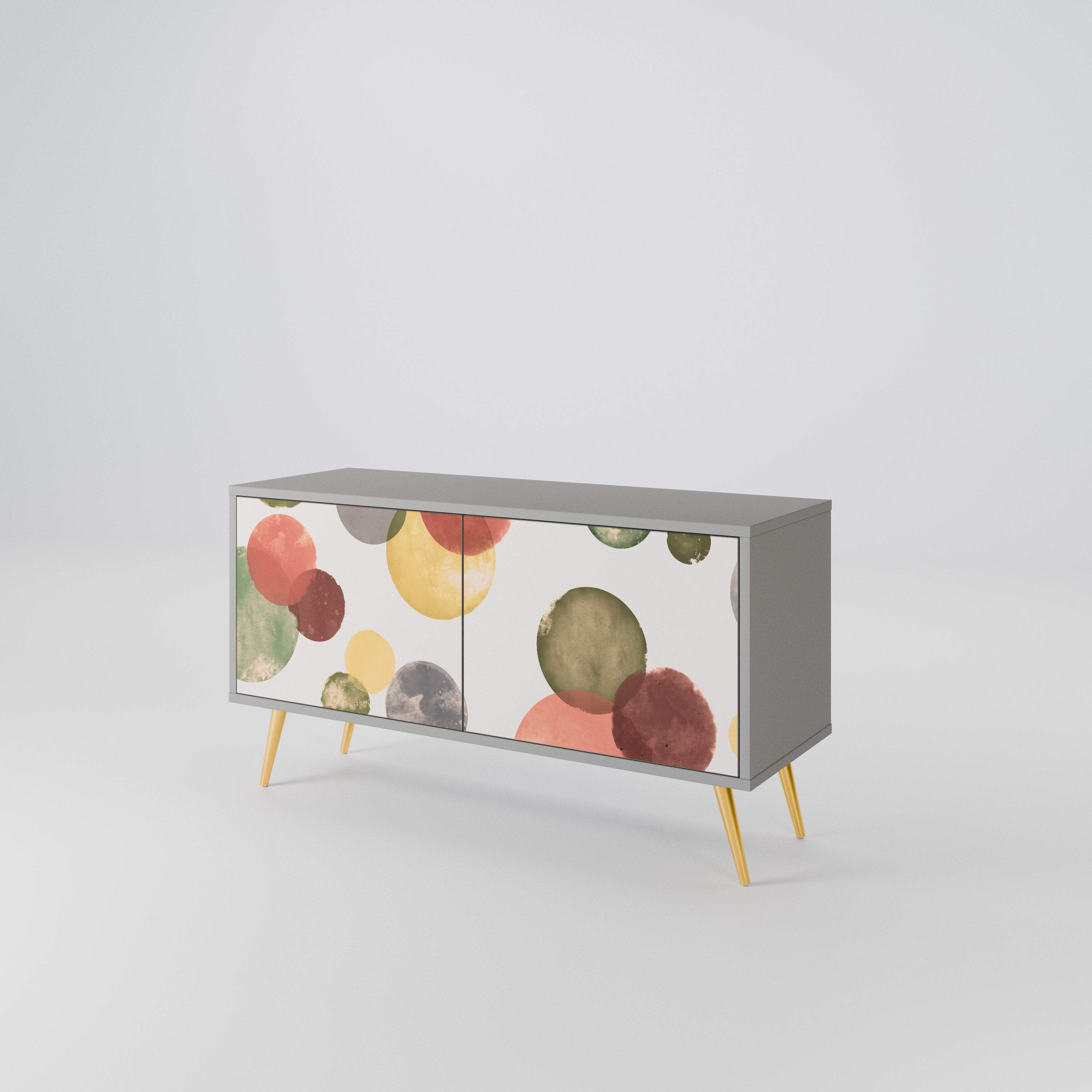 FLEETING HAPPINESS Mueble de TV Compacto de 2 puertas