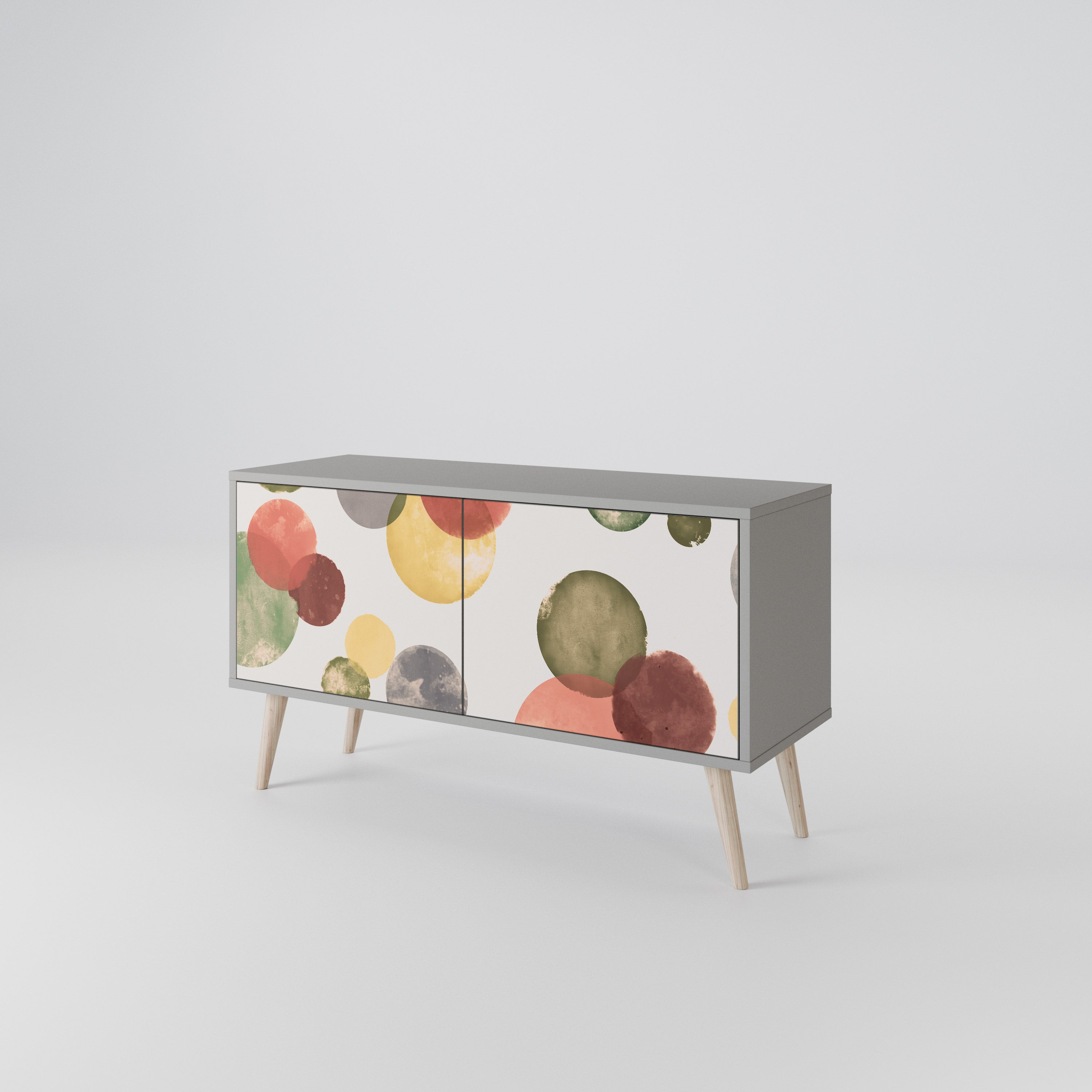 FLEETING HAPPINESS Mueble de TV Compacto de 2 puertas