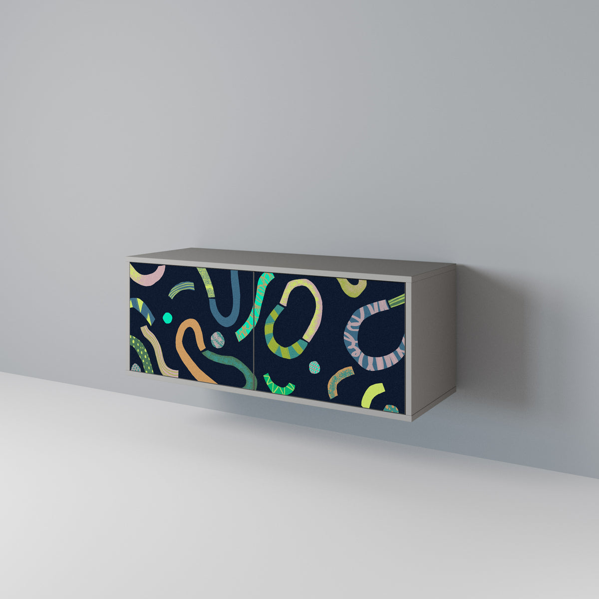 CONTRAST DANCE Mueble de TV Compacto de 2 puertas