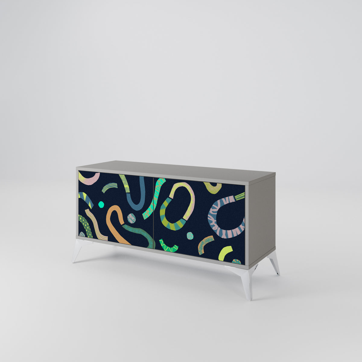 CONTRAST DANCE Mueble de TV Compacto de 2 puertas