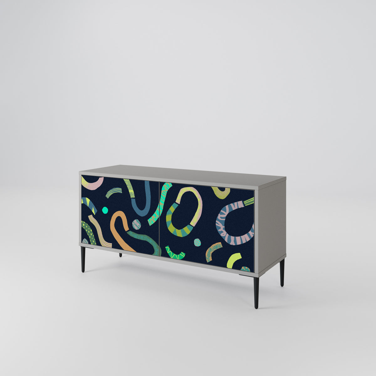 CONTRAST DANCE Mueble de TV Compacto de 2 puertas