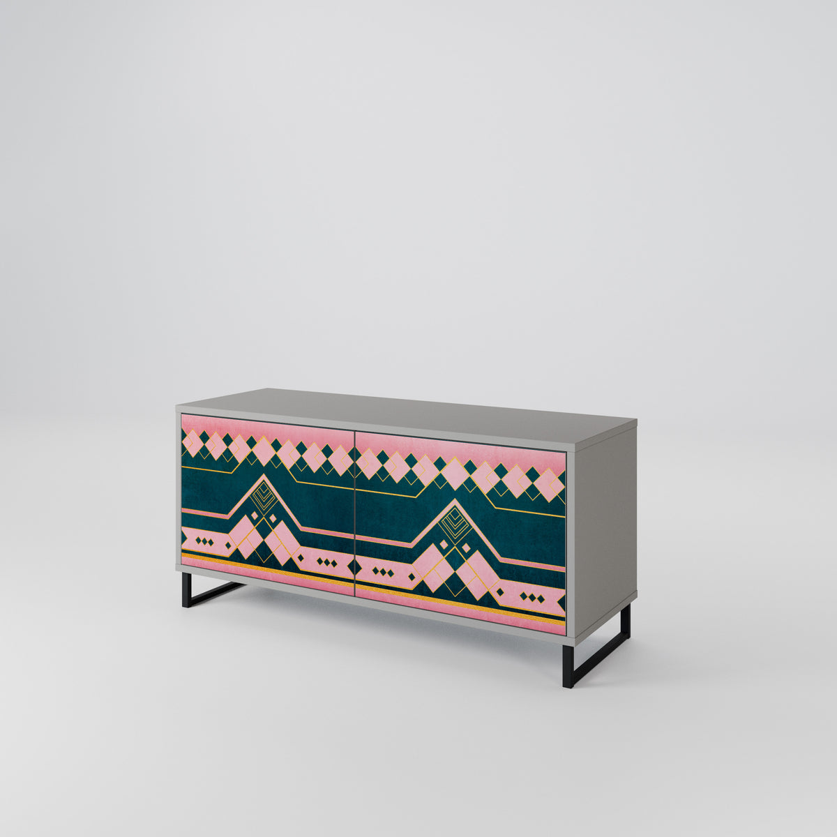 ROYAL COMPOSITION Mueble de TV Compacto de 2 puertas