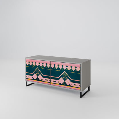 ROYAL COMPOSITION Compact 2-Door TV Cabinet