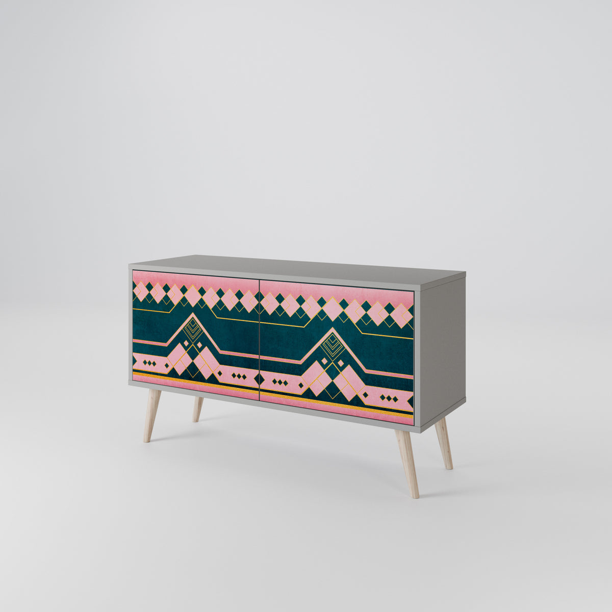 ROYAL COMPOSITION Mueble de TV Compacto de 2 puertas