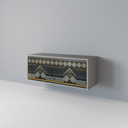 ROYAL ORDINARINESS Mueble de TV Compacto de 2 puertas