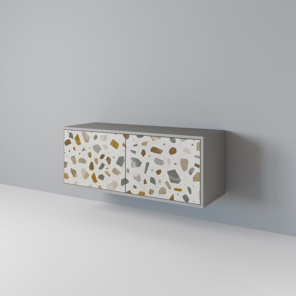 PIECES OF TOMORROW Mueble de TV Compacto de 2 puertas