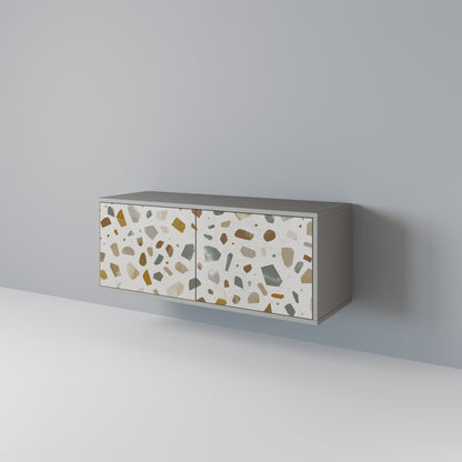 PIECES OF TOMORROW Mueble de TV Compacto de 2 puertas