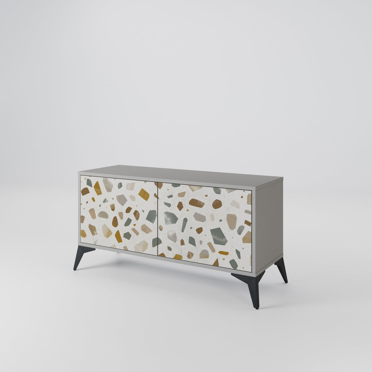 PIECES OF TOMORROW Mueble de TV Compacto de 2 puertas