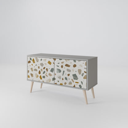 PIECES OF TOMORROW Mueble de TV Compacto de 2 puertas