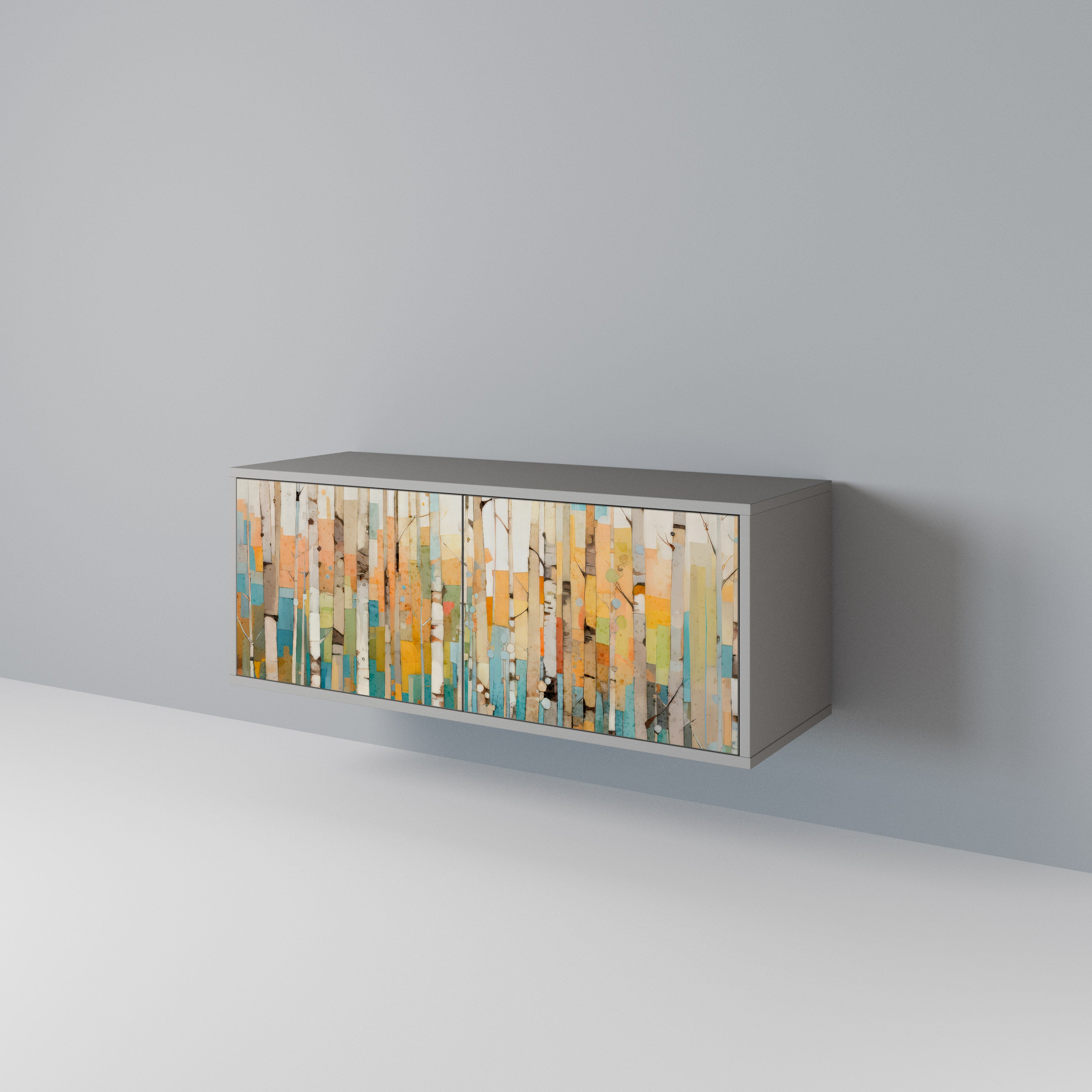 BIRCH KALEIDOSCOPE Mueble de TV Compacto de 2 puertas