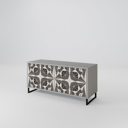 MONOCHROME NEXUS Mueble de TV Compacto de 2 puertas
