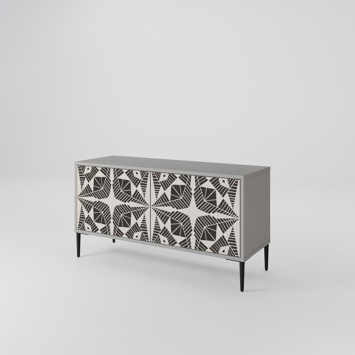 MONOCHROME NEXUS Mueble de TV Compacto de 2 puertas