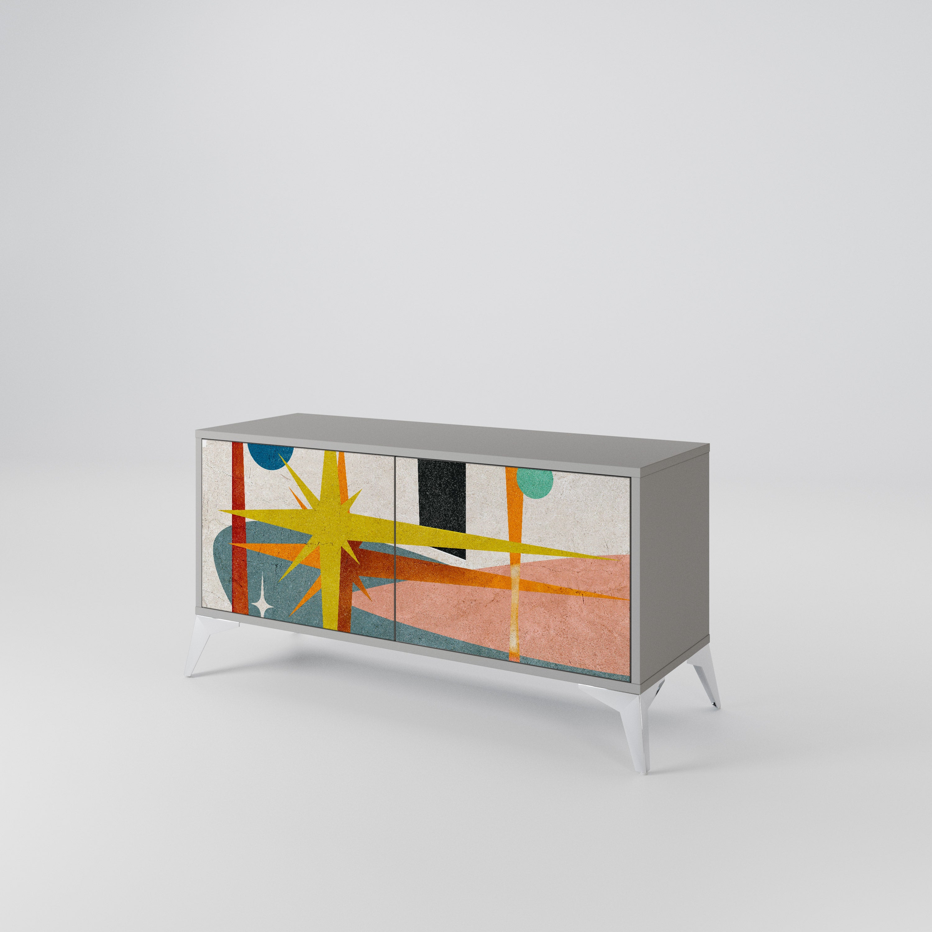 INTERSTELLAR VIBES Compact 2-Door TV Cabinet