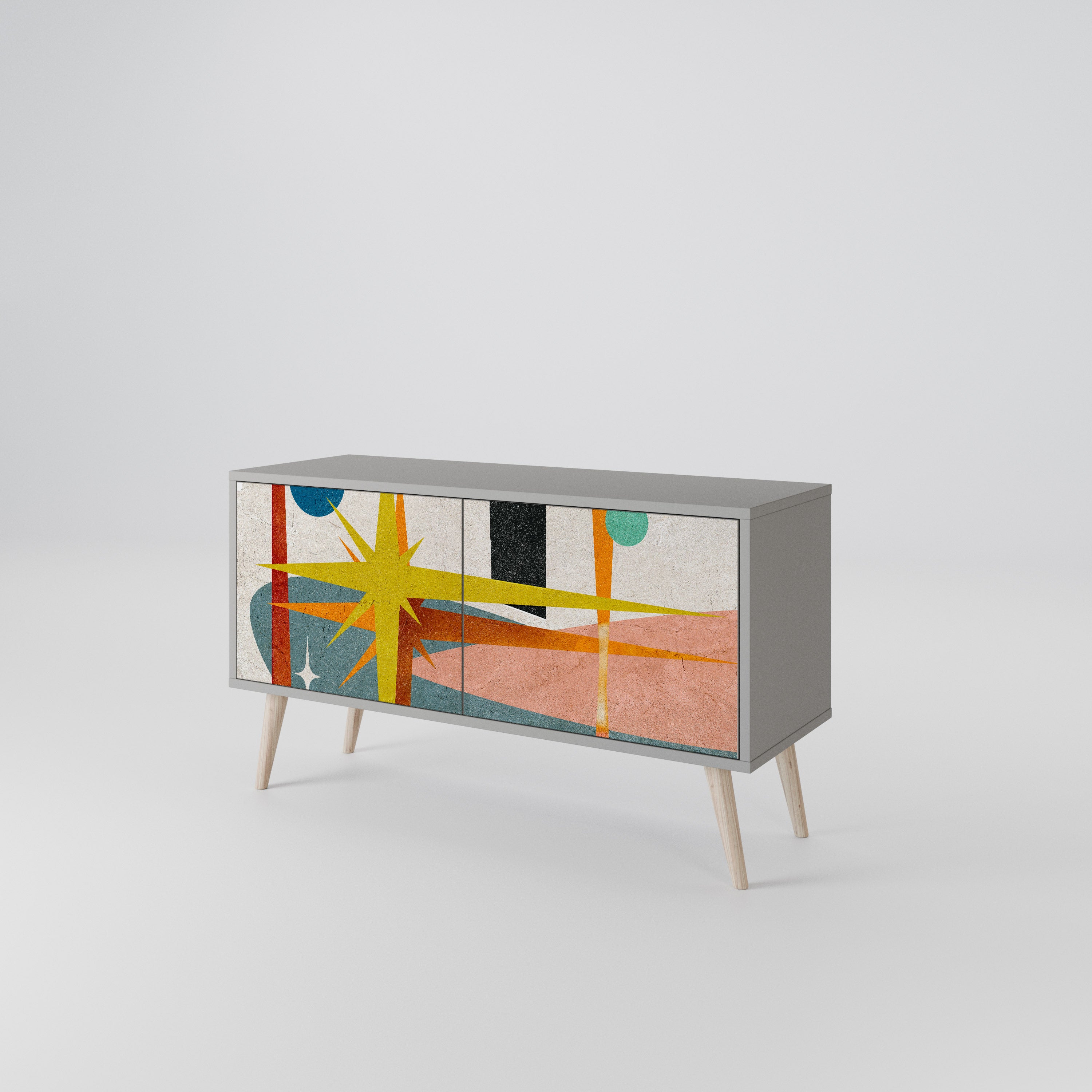 INTERSTELLAR VIBES Compact 2-Door TV Cabinet