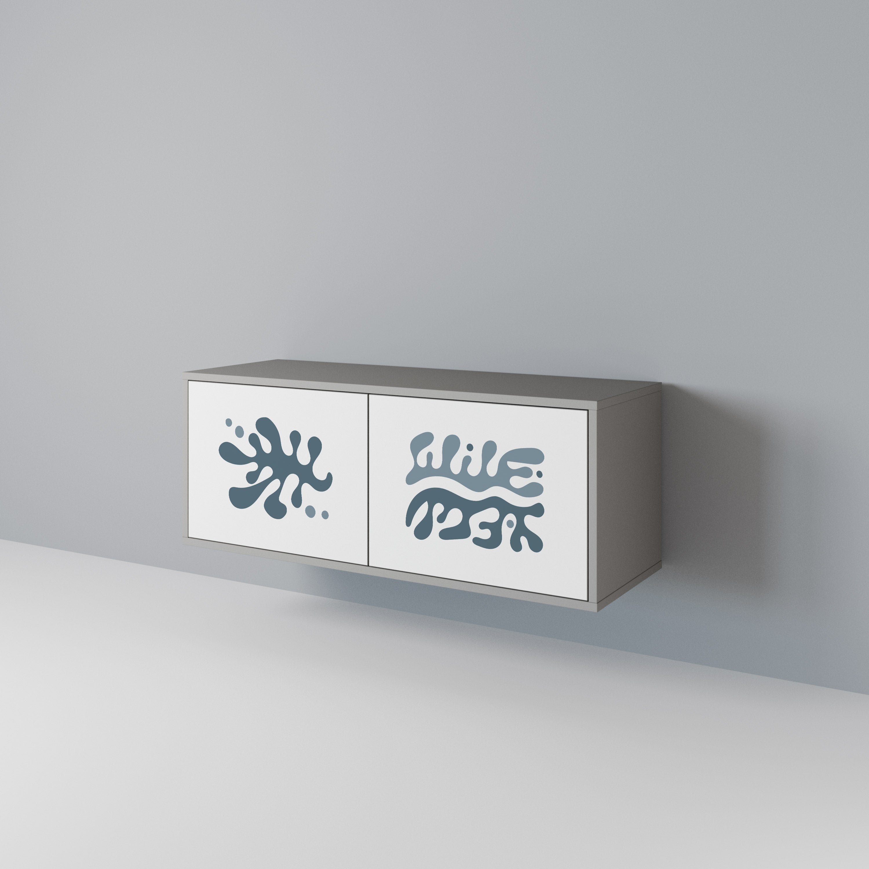 WONDERLAND VEGETATION Mueble de TV Compacto de 2 puertas