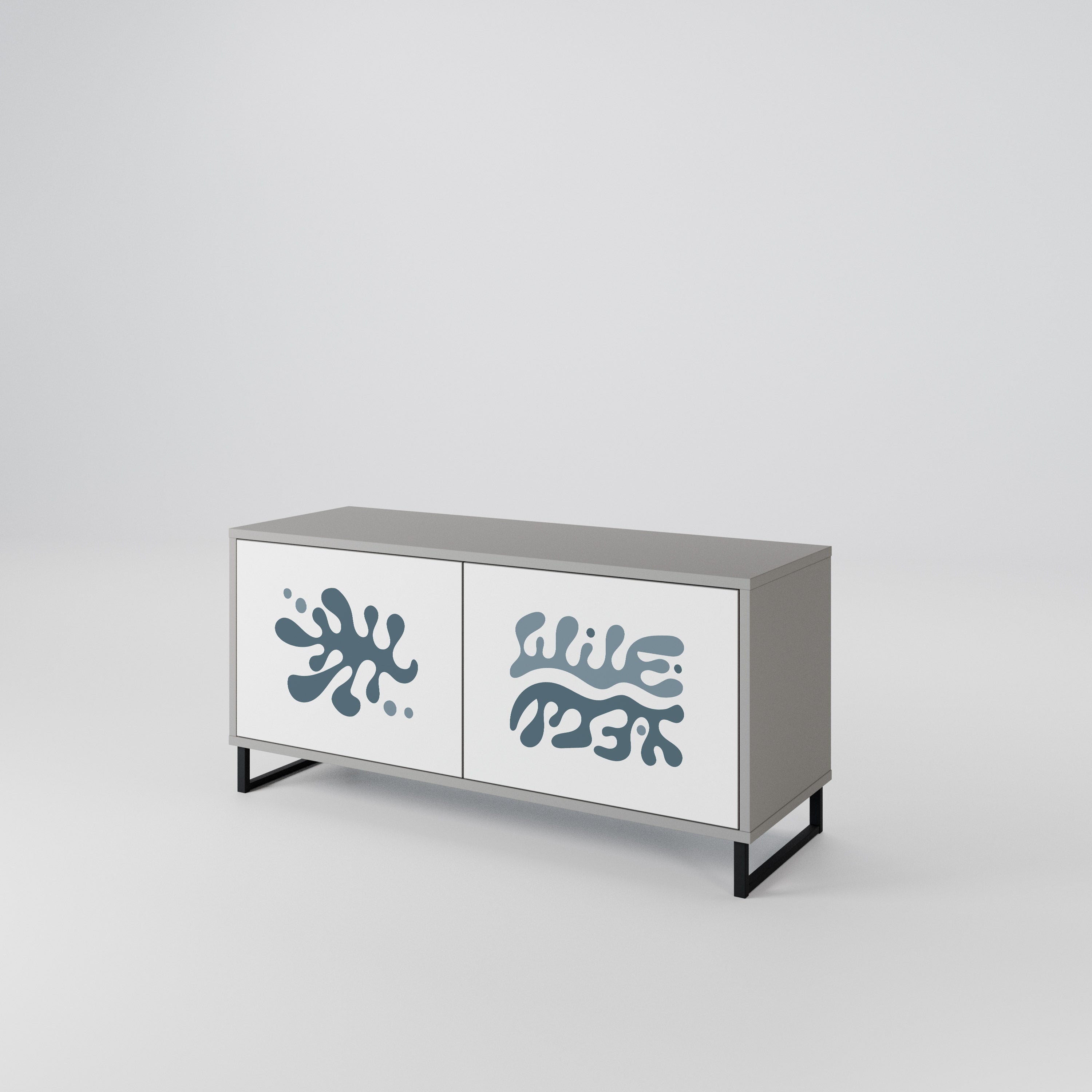 WONDERLAND VEGETATION Mueble de TV Compacto de 2 puertas