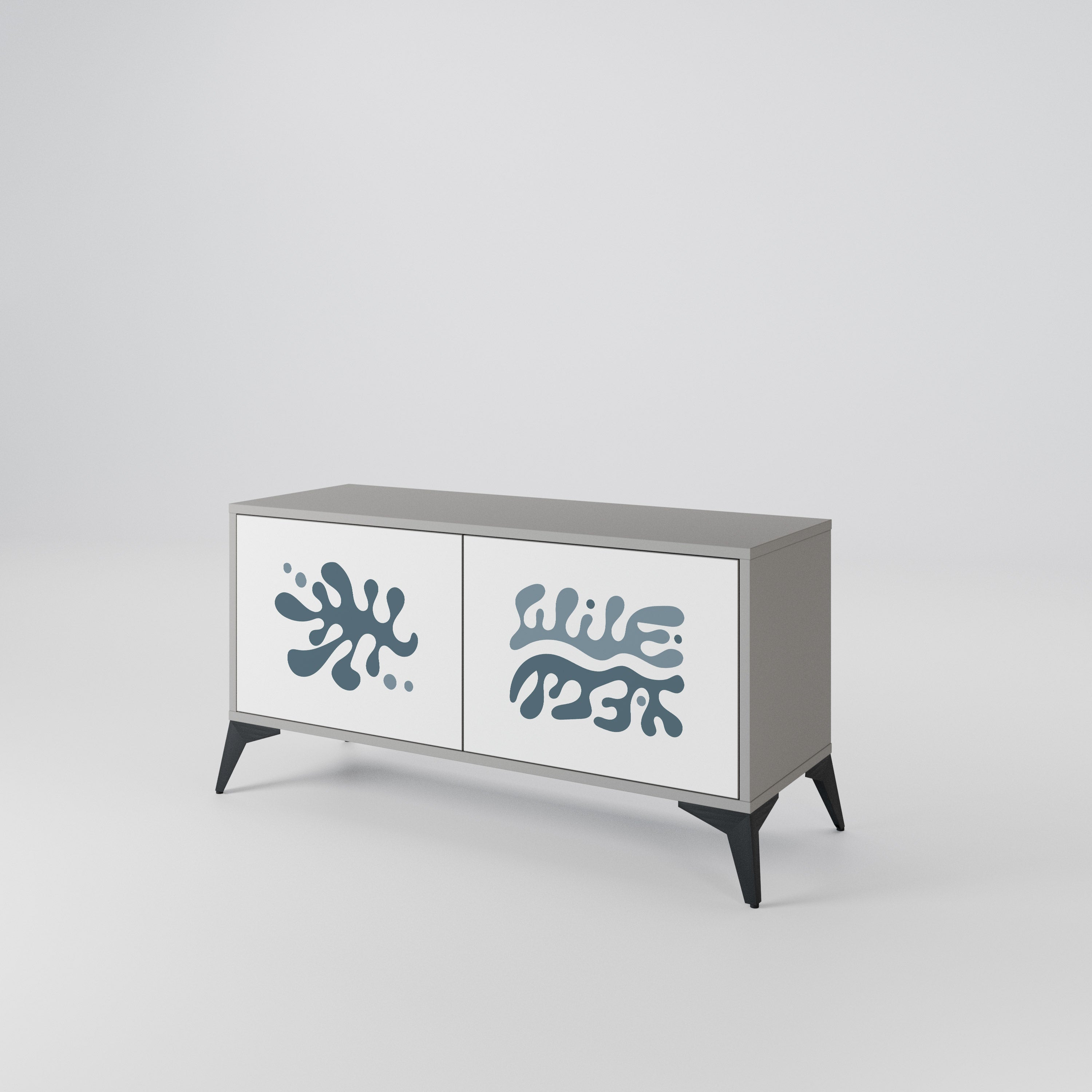 WONDERLAND VEGETATION Mueble de TV Compacto de 2 puertas