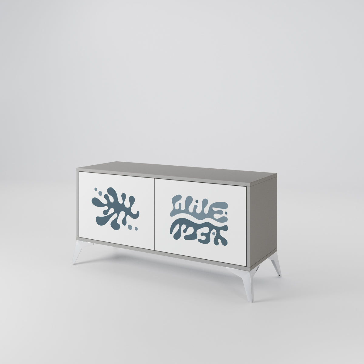 WONDERLAND VEGETATION Mueble de TV Compacto de 2 puertas
