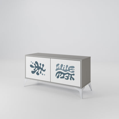 WONDERLAND VEGETATION Mueble de TV Compacto de 2 puertas
