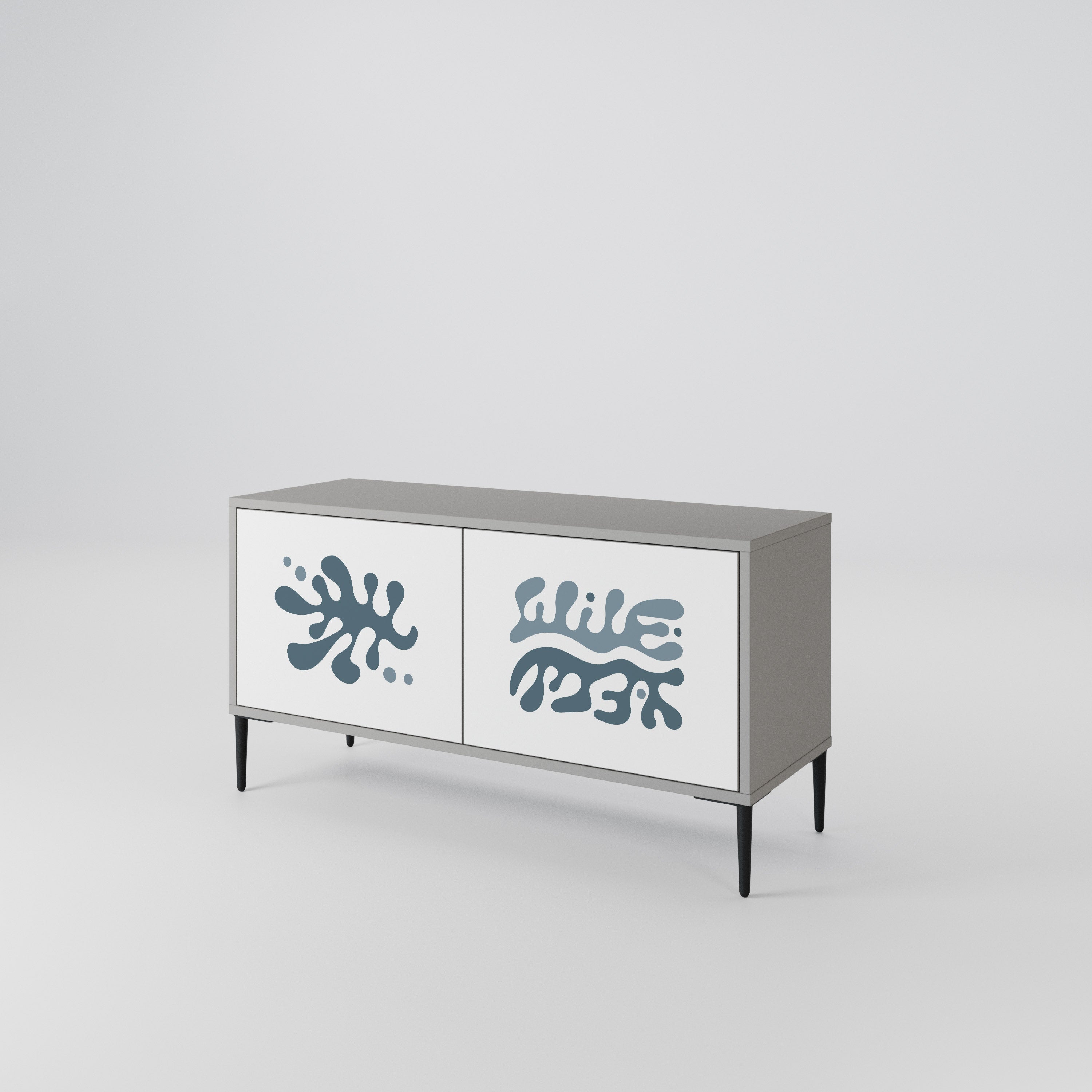 WONDERLAND VEGETATION Mueble de TV Compacto de 2 puertas