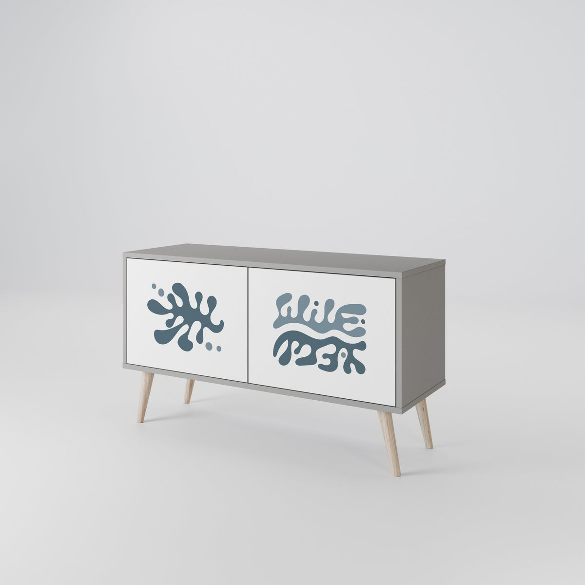 WONDERLAND VEGETATION Mueble de TV Compacto de 2 puertas