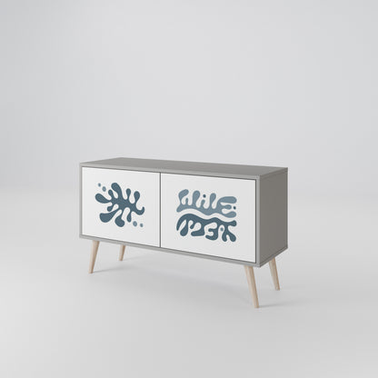 WONDERLAND VEGETATION Mueble de TV Compacto de 2 puertas