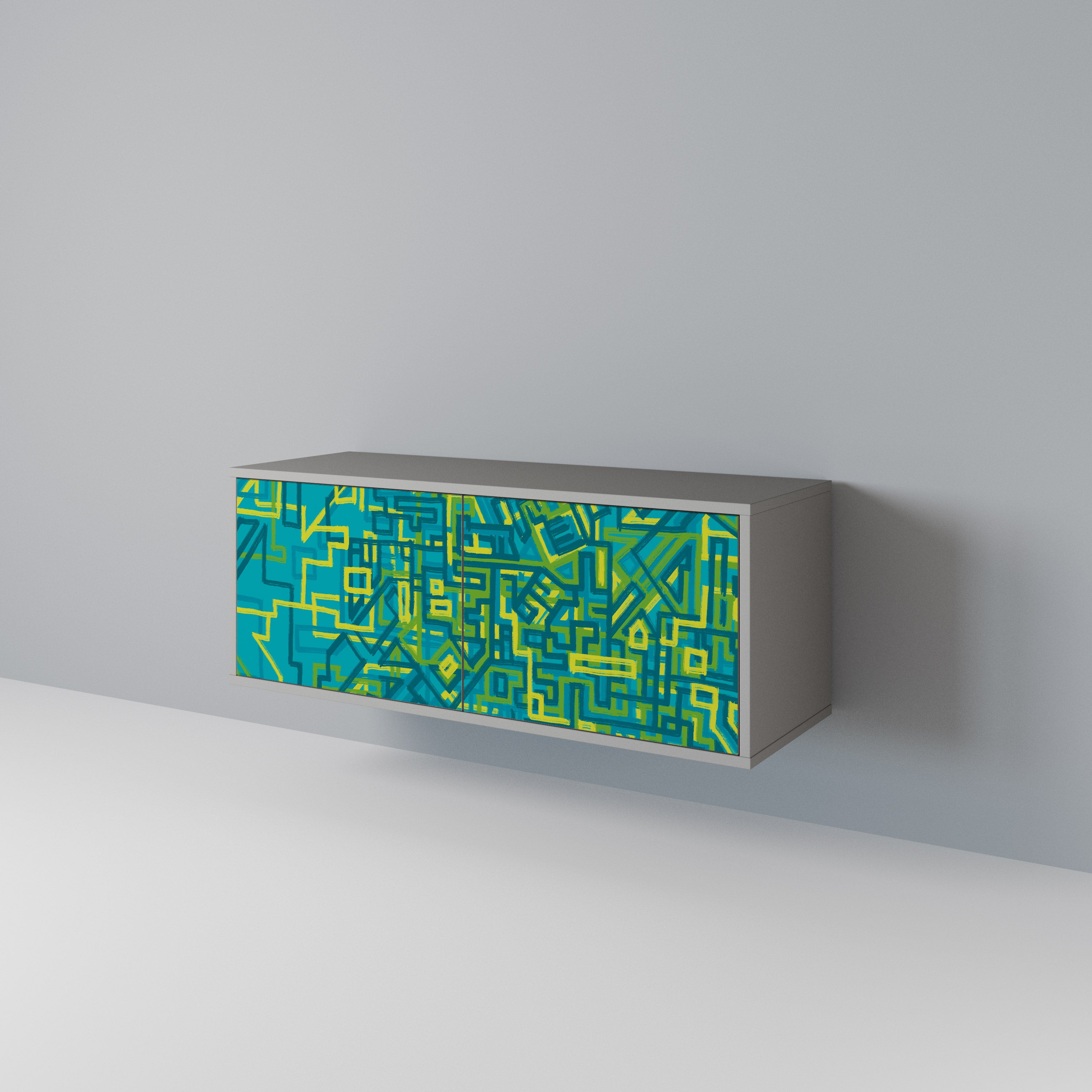 NOSTALGIC MEMORIES Mueble de TV Compacto de 2 puertas