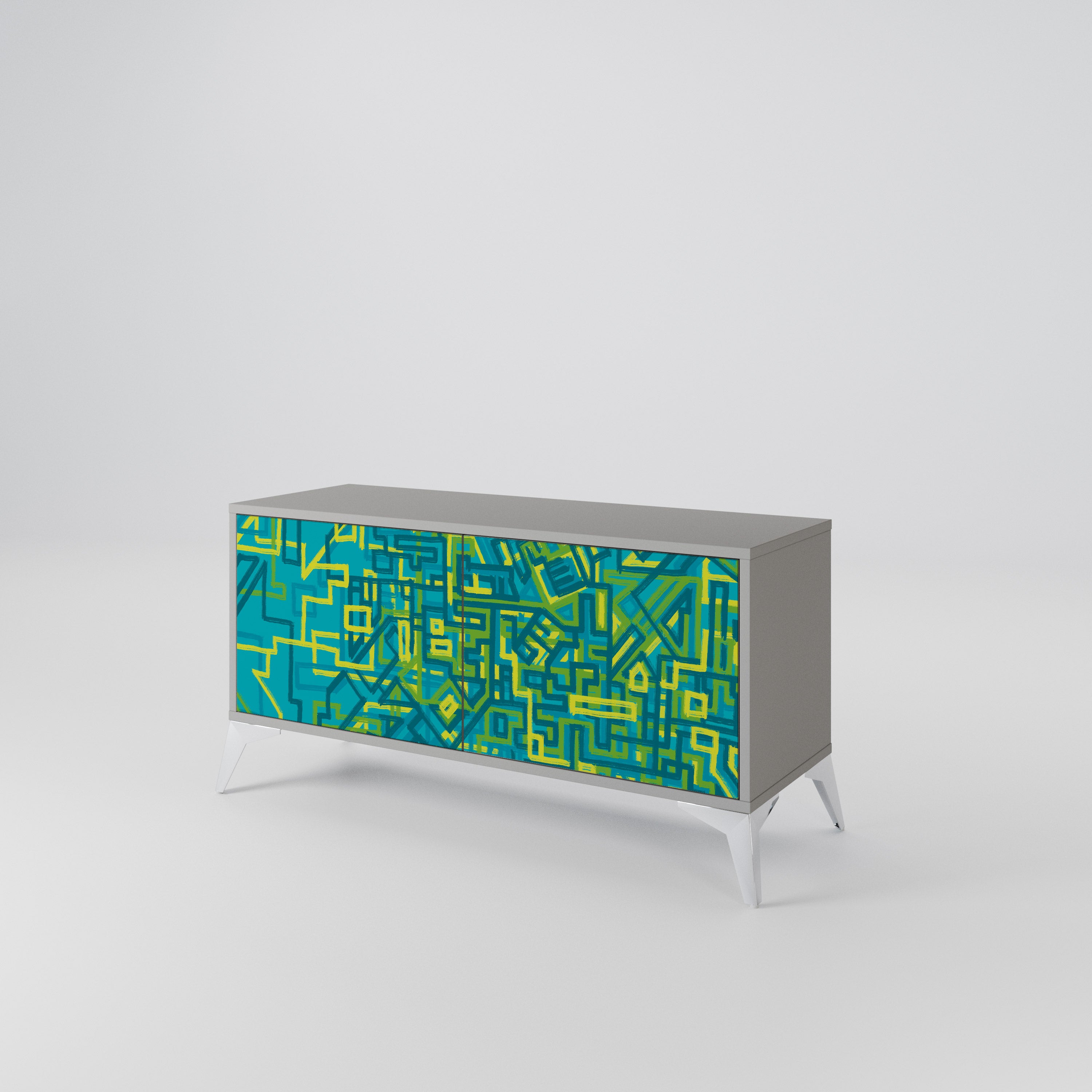 NOSTALGIC MEMORIES Mueble de TV Compacto de 2 puertas