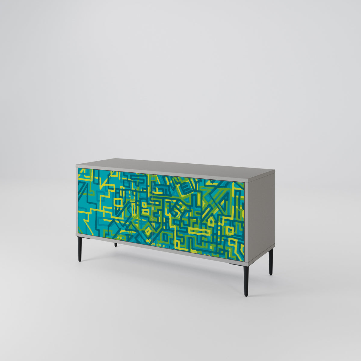 NOSTALGIC MEMORIES Mueble de TV Compacto de 2 puertas