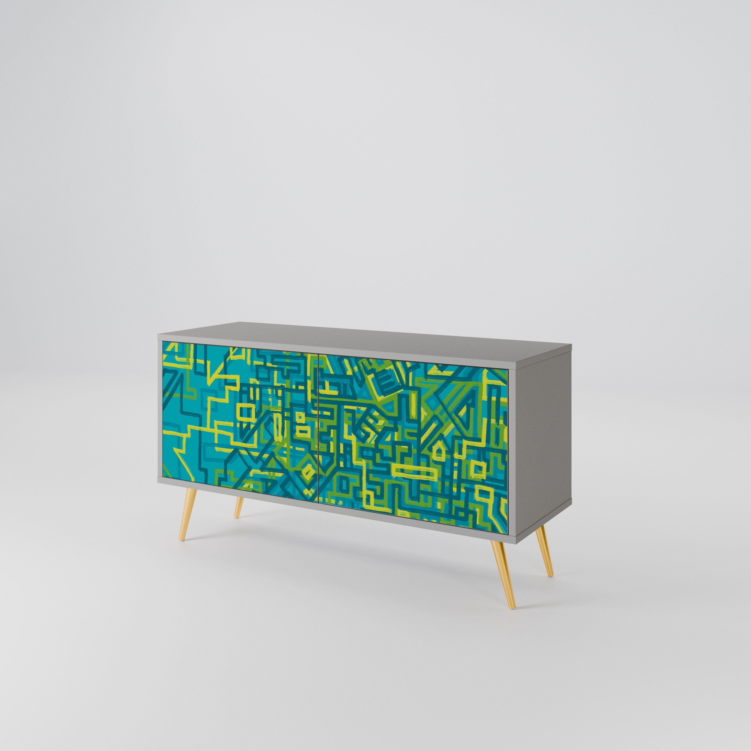 NOSTALGIC MEMORIES Mueble de TV Compacto de 2 puertas