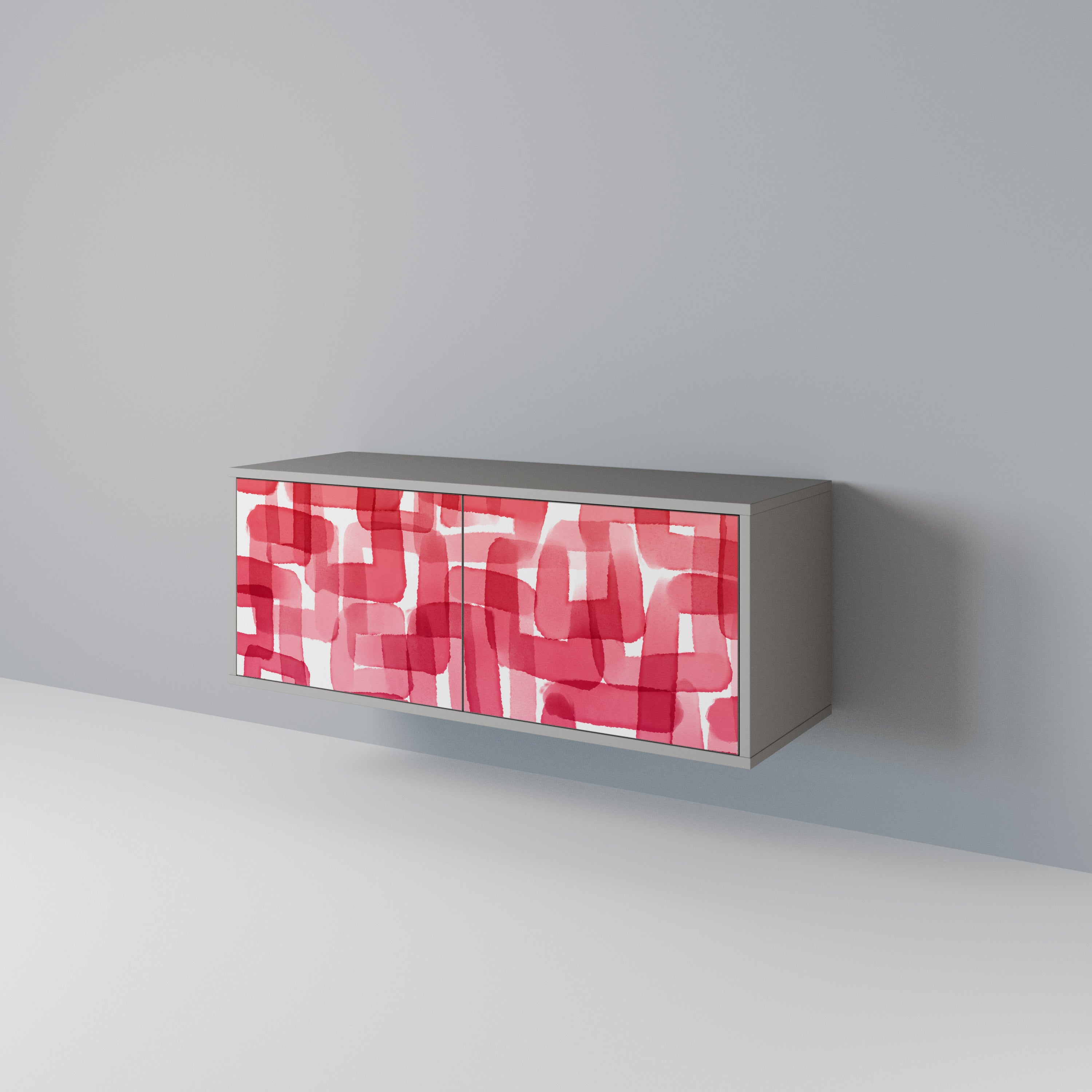 KALEIDOSCOPIC CUBISM Mueble de TV Compacto de 2 puertas