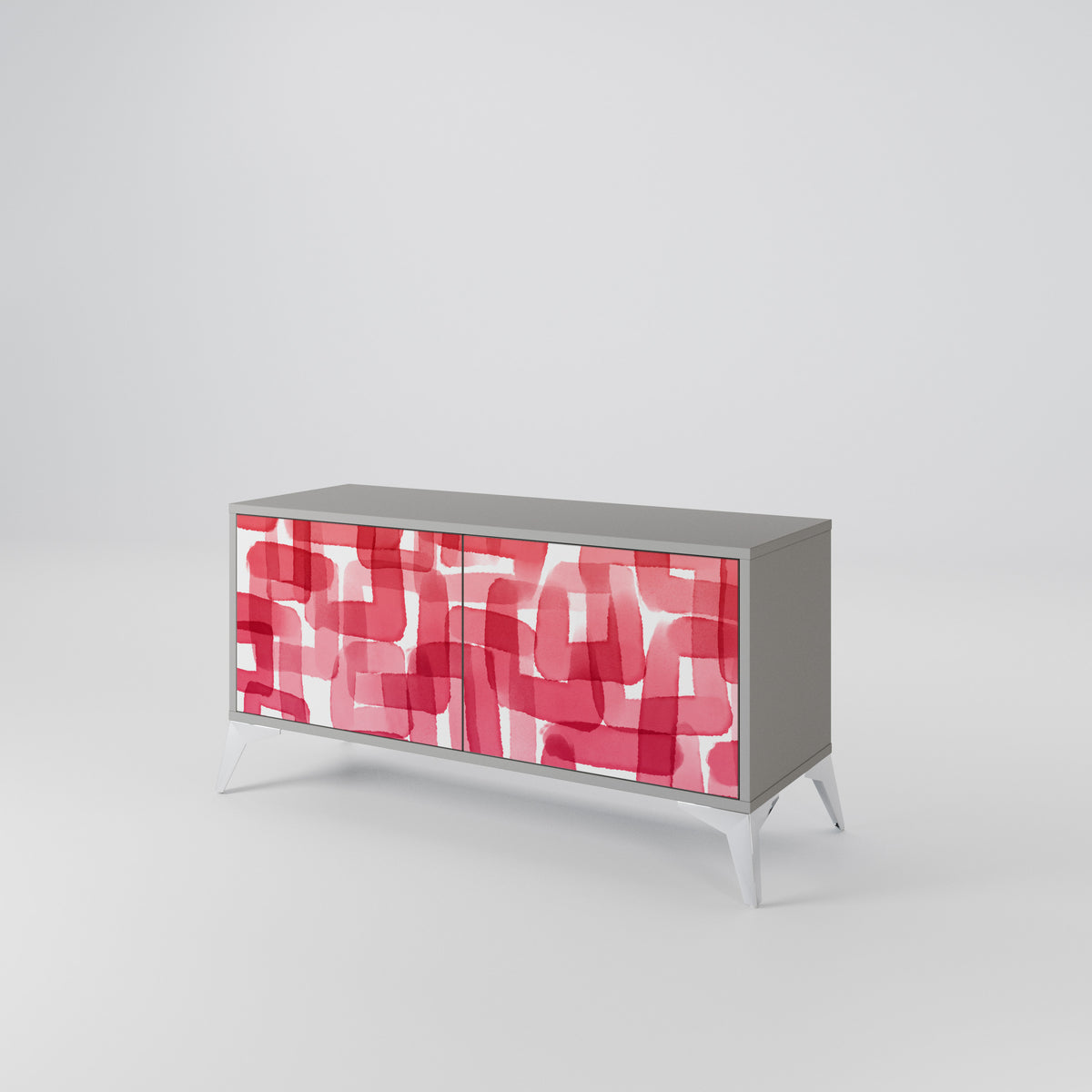 KALEIDOSCOPIC CUBISM Mueble de TV Compacto de 2 puertas