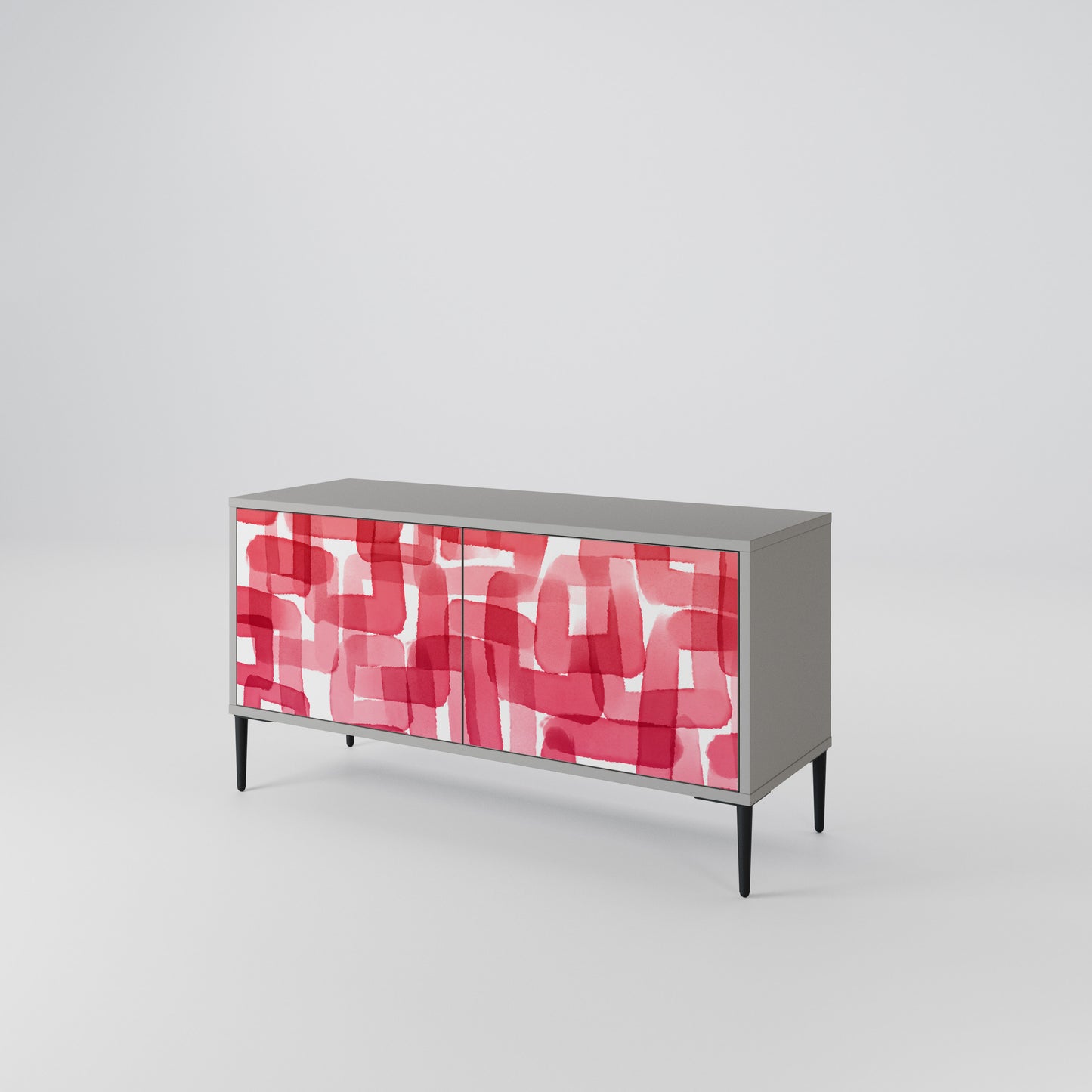 KALEIDOSCOPIC CUBISM Mueble de TV Compacto de 2 puertas