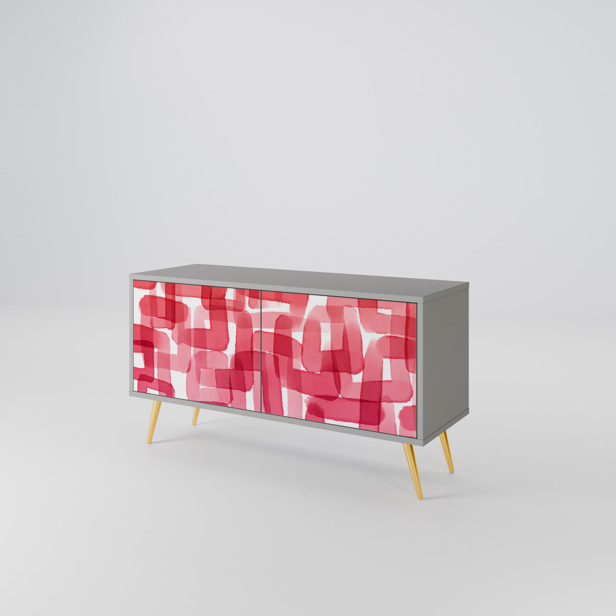 KALEIDOSCOPIC CUBISM Mueble de TV Compacto de 2 puertas