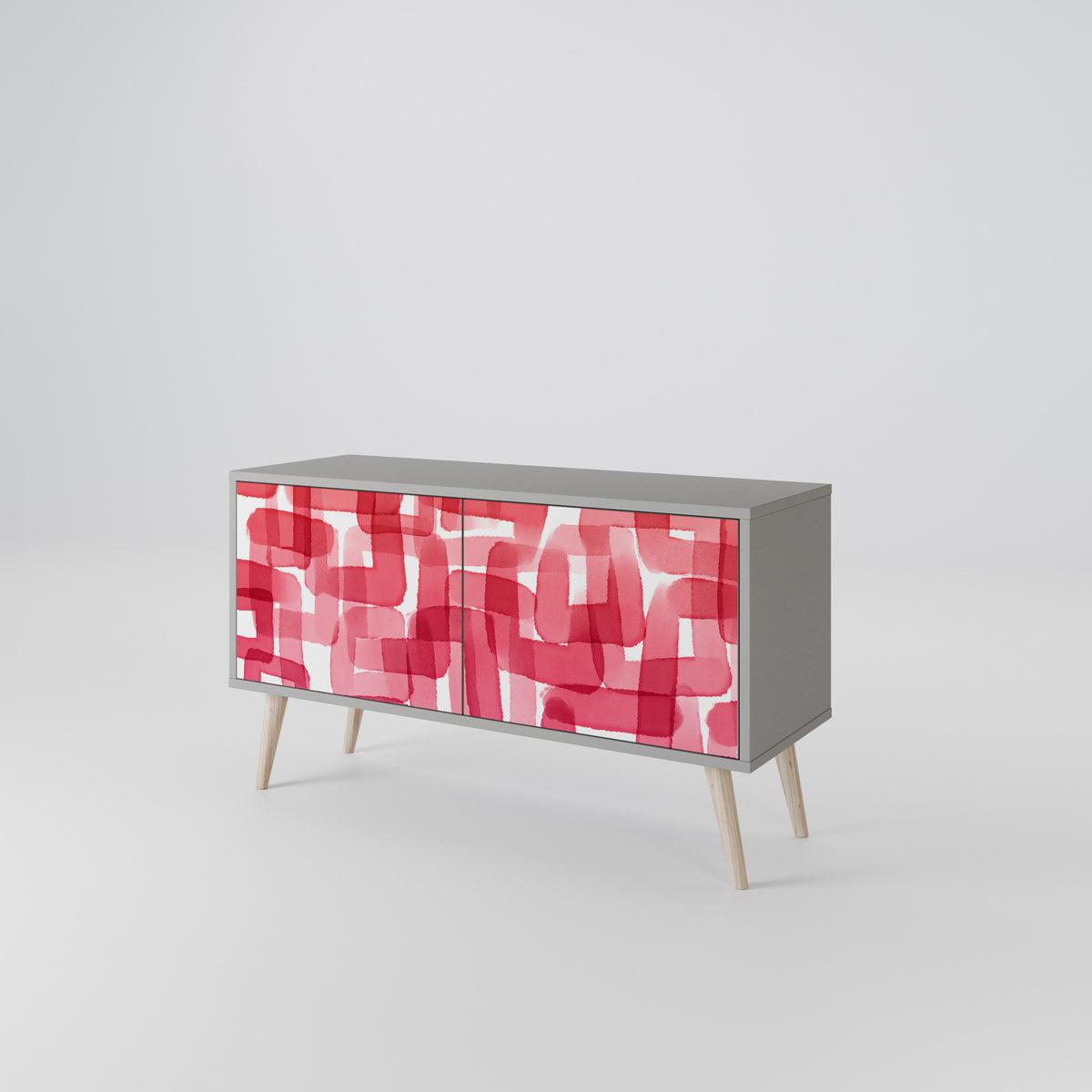 KALEIDOSCOPIC CUBISM Mueble de TV Compacto de 2 puertas