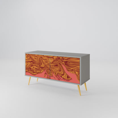 FLOATING THOUGHTS Mueble de TV Compacto de 2 puertas