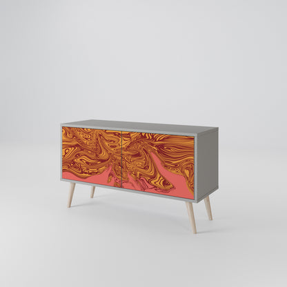 FLOATING THOUGHTS Mueble de TV Compacto de 2 puertas