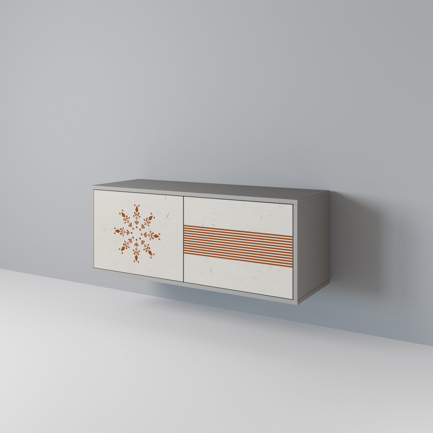 DAILY HARMONY Mueble de TV Compacto de 2 puertas