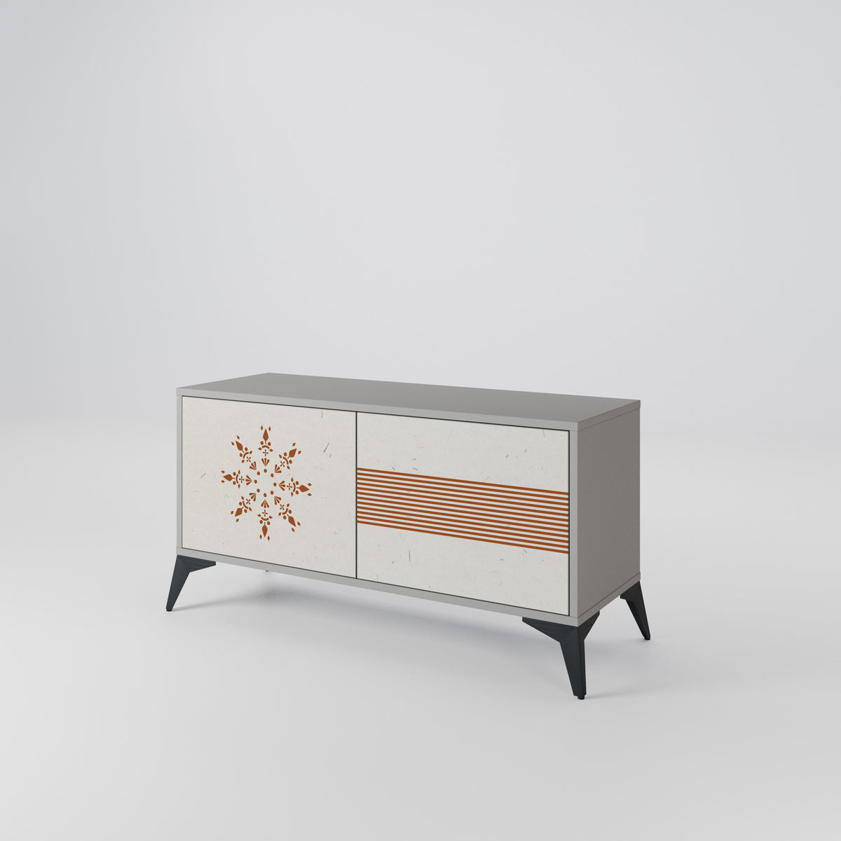 DAILY HARMONY Mueble de TV Compacto de 2 puertas