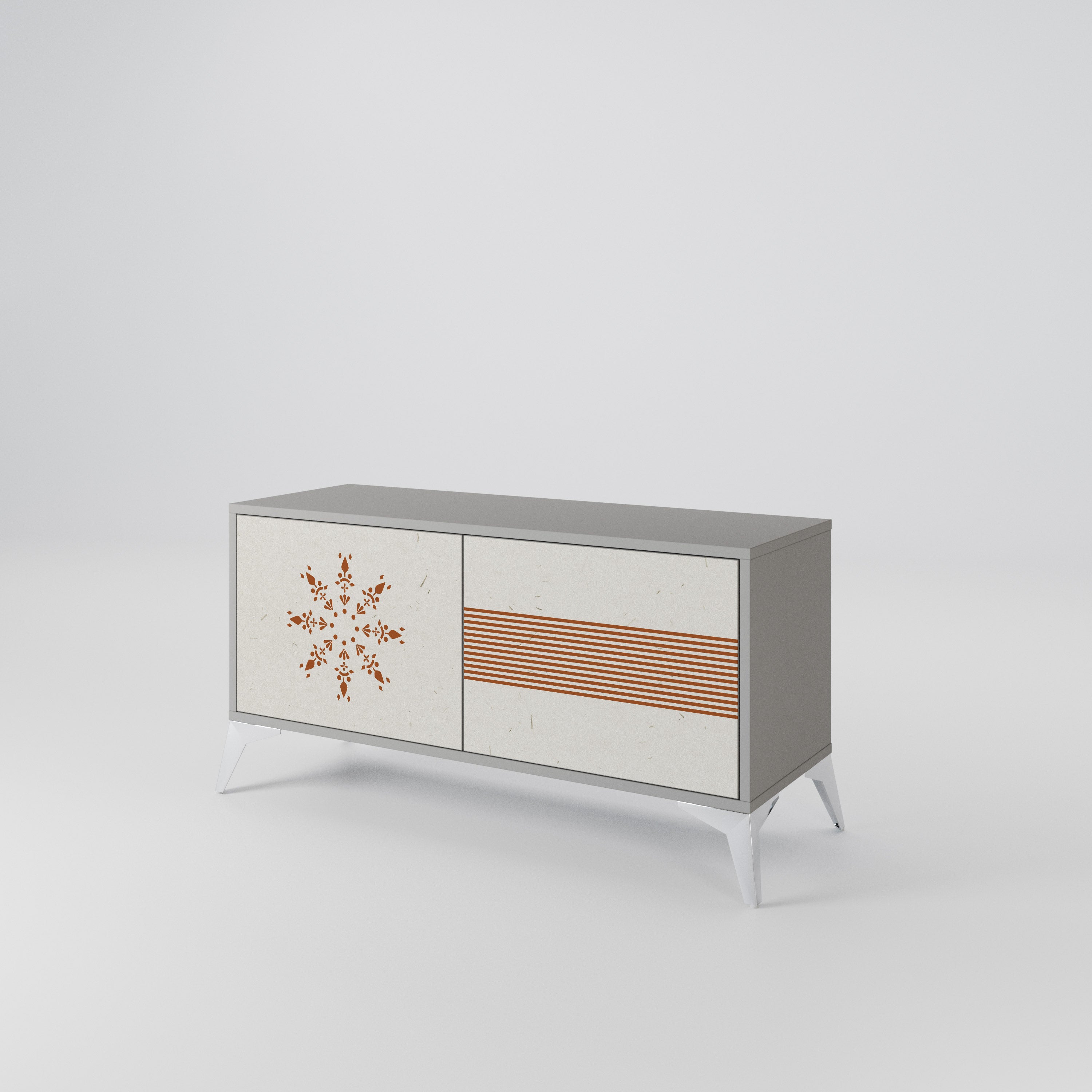 DAILY HARMONY Mueble de TV Compacto de 2 puertas