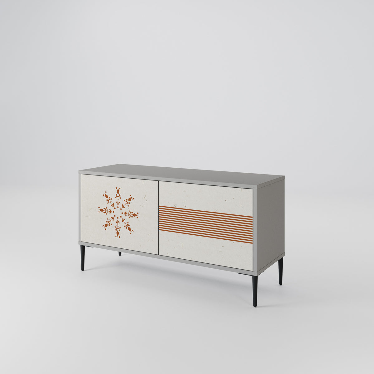 DAILY HARMONY Mueble de TV Compacto de 2 puertas