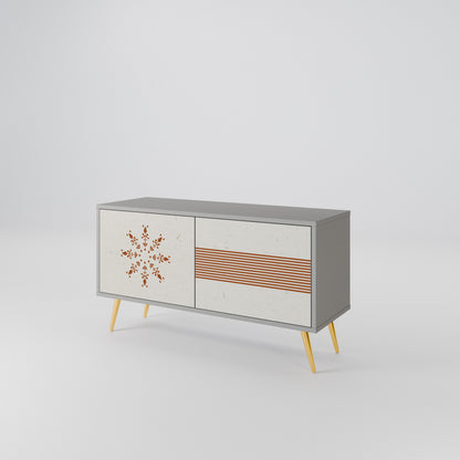 DAILY HARMONY Mueble de TV Compacto de 2 puertas