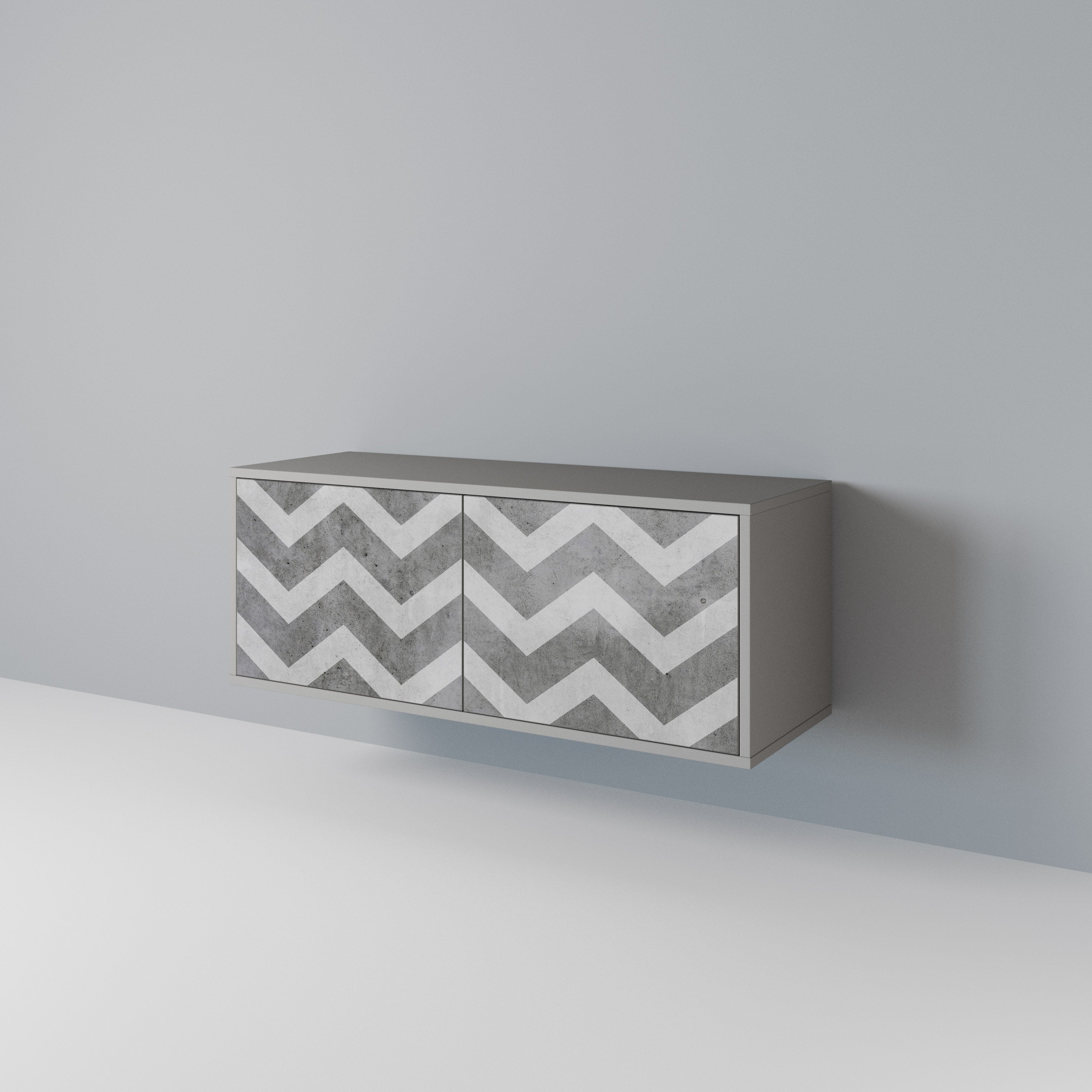 TOUGH ZIG ZAG Mueble de TV Compacto de 2 puertas