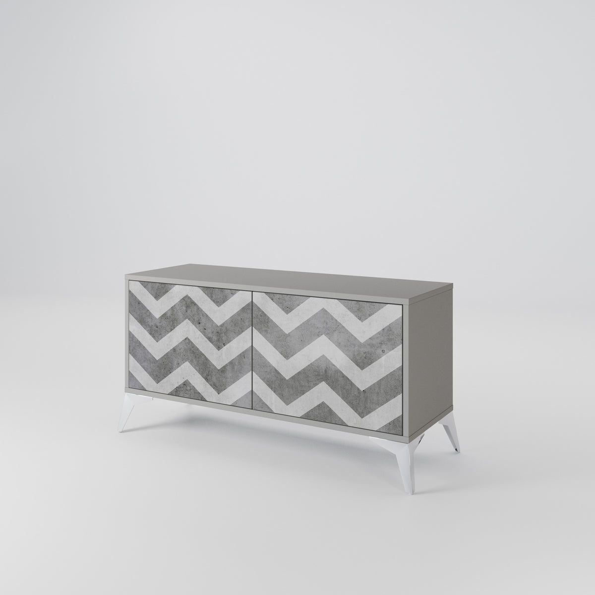TOUGH ZIG ZAG Mueble de TV Compacto de 2 puertas