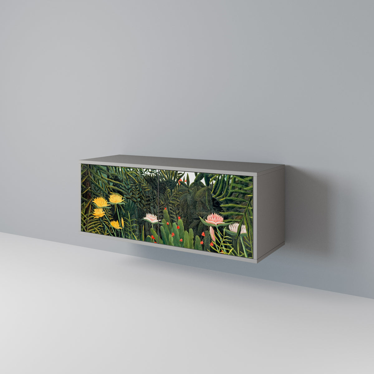 VIRGIN FOREST WITH SUNSET Mueble de TV Compacto de 2 puertas